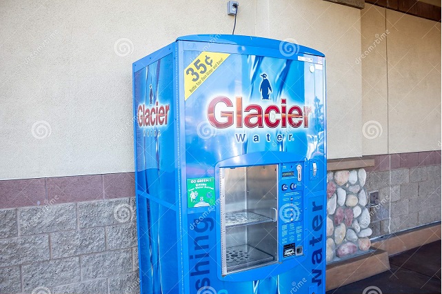 Máquina vending de agua purificada