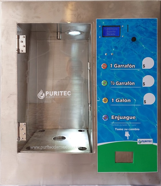 despachador para maquina purificadora de agua
