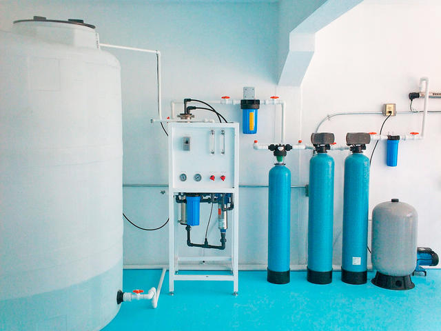 sistema de purificación de agua para negocio