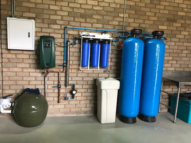 sistema de purificación de agua comercial